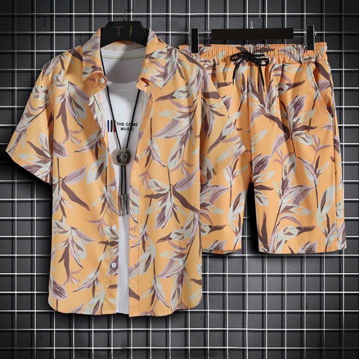 Beach%20Clothes%20For%20Men%202%20Piece%20Set%20Quick%20Dry%20Hawaiian%20Shirt%20and%20Shorts%20Set%20Men%20Fashion%20Clothing%20Printing%20Casual%20Outfits%20Summer%20-%20Image%203
