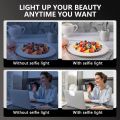 360° LED Ring Fill Light with Mirror Magnetic Selfie Light for MagSafe iPhone Perfect for Selfies Vlog Video Calls. 