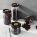PARACITY Vacuum Sealed Tank Coffee Bean Glass Sealed Jar Household Moisture-proof Air Extraction Airtight Container Coffee Set.