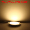 1pcs/lot Dimmable Ultra thin 3W/4W/ 6W / 9W / 12W /15W/ 25W LED Ceiling Recessed Grid Downlight / Slim Round Panel Light. 