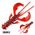 Spinpoler Agile Shrimp Soft Bait Fishing Lure TPR Floating Salted UV Active Crayfish For Weedless Rigs Jig Ned Split Drop Shot.