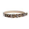 Punk Pink Fur Rivets For Women's Belt Hip Hop Y2k Girls Jeans Accessories Girdle Goth Retro Brown Pin Buckle Pu Waistband. 