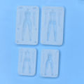 DIY Doll Sculpture Modeling Tool 1 Set Polymer Clay Male Doll Body Torso Silicone Mold Fondant/resin Clay. 