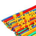 Straw Constructor Toys Building Blocks Toys Straws and Connectors Building Sets Motor Skills Engineering Educational Toy.