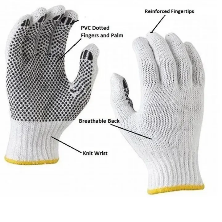 (%206%20pair%20)%20Knitted%20And%20Black%20Dotted%20Working%20Hand%20Gloves,%20%20For%20Construction,%20Household,%20%20Workshop,%20%20Materials%20handling%20Etc%20-%20Image%204