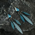 Game Honkai: Star Rail Cosplay Aventurine Ear Studs Pendant Ear Clips Fashion Earrings Jewelry Accessories .