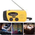 Portable Radio,Solar Powered AM/FM Radio with Built-in LED Torch -Ideal for Walking,Hiking,Camping and Home Office/Kitchen/Bedroom Use (Color : Green). 