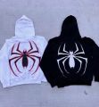 MI'TESORO Spiderman Hoodie Zipper Spider-Man Unisex Hoodies Full Zip Hooded Sweatshirts. 