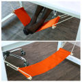 Adjustable Polyester Foot Hammock - Portable Desk Foot Rest, Feet Swing Footrest for Home Office Camping. 