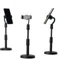 Tiktok, sketch and Art drawing, and YouTube videos creator Compatible Compact Lightweight Mobile Smart Phone Tripod Stand -Black. 