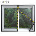 Magnetic Screen Mosquito Net, Invisible Curtain Window Screen, Open the Middle Magnetic Stripe, for Door windows, RVs, Trucks. 