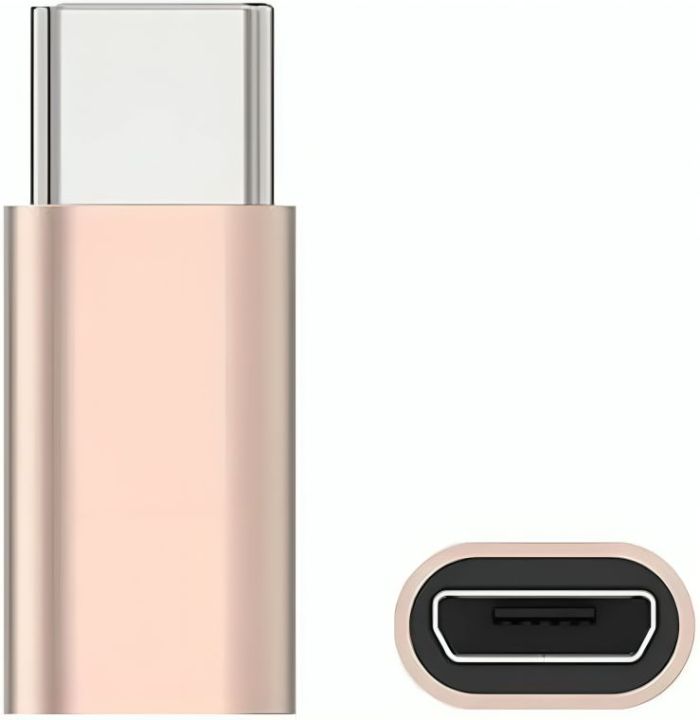 Micro USB to Type C convertor Fastest Transmission Aluminum Frame