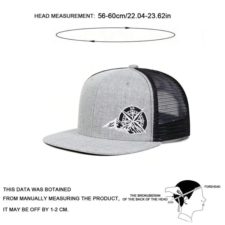 Unisex%20Compass%20Mountain%20Embroidery%20Hip-hop%20Net%20Hats%20Spring%20Summer%20Outdoor%20Adjustable%20Casual%20Baseball%20Caps%20Sunscreen%20Hat%20-%20Image%202