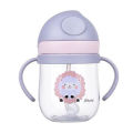MAMIJOY  BY01 Kids Water Sippy Cup Creative Cartoon Baby Feeding Cups with Straws Leakproof Water Bottles Outdoor Childrens Cup. 