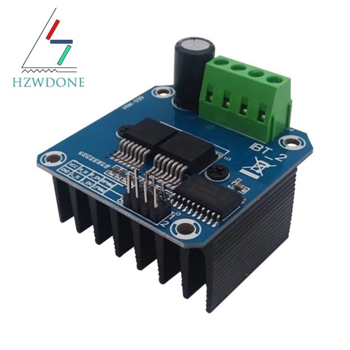 Double BTS7960 43A H-bridge High-power Motor Driver module/ diy smart car Current diagnostic