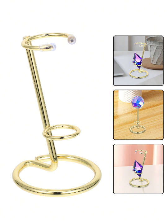 Metal Display Stand Rock Display Stand Mineral Display Base Rock Stand for Displaying Crystal Rock Display Stand