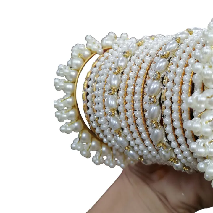 Combo%20Of%20Pearl%20Bangle%20with%20Fancy%20Metal%20Bangle%20for%20Women%20and%20Girls,%20White%20Pearls%20Kadha%20Bangles%20Set%20for%20Girls%20-%20Image%206