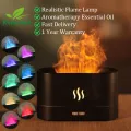 Kinscoter Aroma Diffuser Air Humidifier Ultrasonic Cool Mist Maker Fogger Led Essential Oil Flame Lamp Difusor. 