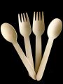Disposable Wooden Cutlery. 