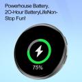 Anime E-Badge Display Pin Phototag Smart Cyber Badge 1.7-Inch Hd Display Fully New Bluetooth Electronic Display Screen.