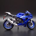 YAMAHA YZF-R1 MOTORCYCLE 1/12SCALE COLLECTIBLE DIORAMA DIECAST MODEL BIKE. 