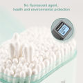 400PCS Organic Baby Cotton Swabs Paper Sticks Cotton Buds for Baby Ear Nose Clean Ultra Safe Hypo-allergenic Biodegradable. 