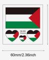 10 Palestine Face Arm Stickers Water Transfer Sticker Vibrant Colors Palestine Flag Tattoo Sticker Effortless Removal. 