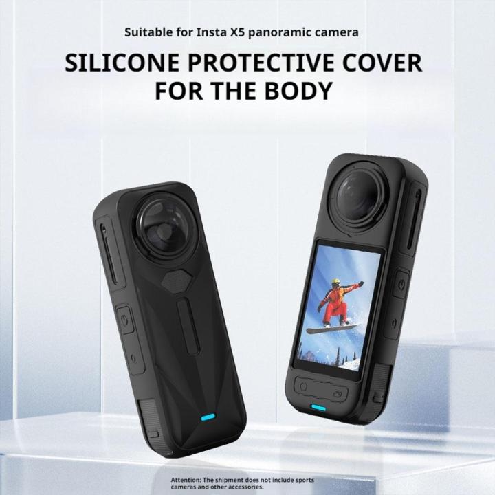For%20Insta360%20X5%20Black%20Silicone%20Protective%20Case%20Waterproof%20Dustproof%20Dropproof%20Body%20Protective%20Case%20Lens%20Protective%20Case%20-%20Image%202