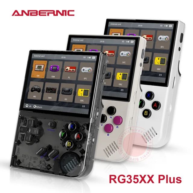 MIYOO Mini Plus Portable Retro Handheld Game Console V2 Mini+ IPS Screen Classic Video Game Console Linux System Children's Gift