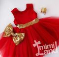 customized barbie frock for girls. 