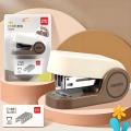 DELI Mini Stapler Set with Staples 24/6 Easy-Press Stapler Portable Paper Binding Tool for Students Office & Home Use.