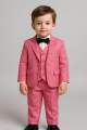 Premium Formal 3-Piece Suit for Boys – Blazer, Vest & Pants, Shirt, Bow tie Set (6 Months to 11 Years). 