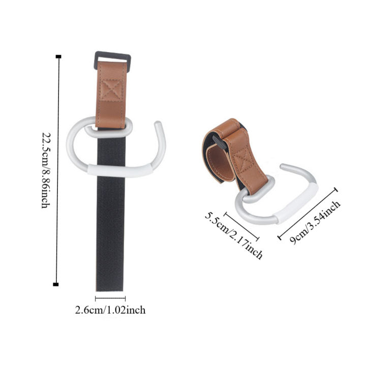 Baby%20Stroller%20Hook,%20Leather%20Stroller%20Hook,%20Universal%20Accessories%20for%20Baby%20Strollers%20Large%20Aluminum%20Alloy%20Hanging%20Bag%20Hook%20-%20Image%203