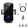 VIKEFON Car Wireless Charger Magnetic Automatic Clamp  Fast Charger Car Phone Holder for iPhone14 13 12Samsung S20 S10 Universal. 