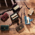 Cute Tiny Leather Notebook Mini Pocket Notepad Travel Sketchbook Planner Diary Retro Cowhide Cover Booklet Wedding.