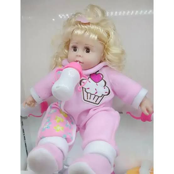 Cry Baby Feeder Doll With Drinking Milk Sound