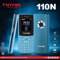 Myfon 110N - Dual Sim - PTA approved - 1.8 Inch Display - 1500mAH Battery - Wireless FM Radio - 1000 Contact Save memory - 1 Year Brand warranty. 
