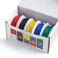 5 Colors 16/18/20/22/24/26/28/30 AWG Stranded Electrical Wire Flexible Silicone Tinned Copper Wires 18 Gauge Hookup Wire Cable. 