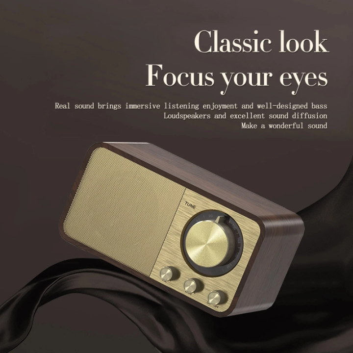 Nostalgic%20Bluetooth%20Speaker%20Bluetooth%20Sound%20Retro%20Classic%20Speaker%20Retro%20Radio%20Wireless%20Bluetooth%205.0%20Wooden%20Portable%20Subwoofer%20-%20Image%204