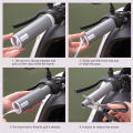 SEAMETAL Self Shrinking Motorcycle Handlebar Cover Silicone Non-Slip Anti Vibration Motorcycles Grip Covers Sleeve Protector.