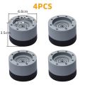 4 Pcs Washing Machine Anti Vibration Pads Lifting  Feet Anti Slip Mute Furniture Leveler Universal Dampers Fixed Base. 