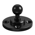 Wall Mount 1/4 3/8 M6 Thread Fixed Plate 17mm Ball Head Adapter for Camping Light Stand Projector Holder Monitor Bracket.
