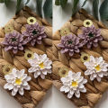 1Candle Aromatherapy、Silicone Flower Resin Casting Mold for Clay Craft and Crystal Epoxy Resin Mold-DIYHandmade Flower Design Re. 