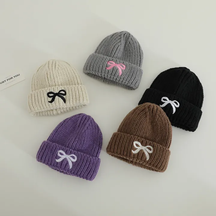 Children%20Knitted%20Warm%20Soft%20Hat%2048-52cm%20Autumn%20Winter%20Girls%20Boys%20Windproof%20Hats%20with%20Bow%20Toddler%20Cold%20Proof%20Cap%20Kids%20Thicken%20Caps%20-%20Image%203