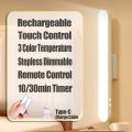 LED Table Lamp Magnetic Hanging USB Rechargeable Desk Lamp 3 Color Reading Light Dimmable Cabinet Closet Wardrobe Night Light.