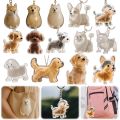 Dog Hair Storage Box Puppy Hair Memorial Keepsake Capsule Pet's Dog/Cat Fur Container Transparent Capsule Keychain Souvenirs. 