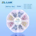 ELIJAH 200Pcs/Box Dental Fiber Post Drills Screw Straight Post Quartz Glass Thread Pile Kit Root Canal Restorative Materials. 