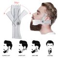 5in1 Adjustable Men Beard Modeling Ruler Shaping Styling Template Comb Rotatable Man Beauty Tool Hair Trimming Moustache Barber. 