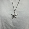 Anime Bleach Necklace Quincy Ishida Uryuu Cosplay Ginrei Gojiaku Amulet Alloy Choker Chain Bracelets Pendant Jewelry Accessories. 