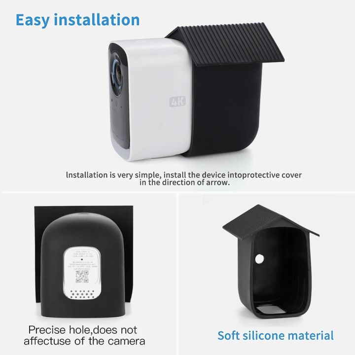 1pcs%20Silicone%20Protective%20Cover%20for%20eufyCam%202C/3C%20Anti-Scratch%20Dust-proof%20Case%20Security%20Camera%20Accessories%20for%20Eufy-2C/3C%20Camera%20-%20Image%205